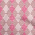 thumbnail image 1 of oneOone Cotton Silk Light Pink Fabric Check Craft Projects Decor Fabric Printed By The Yard 42 Inch Wide, 1 of 5