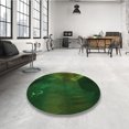 thumbnail image 4 of Ahgly Tapis Rectangulaire Lavable en Machine Intérieur Transitionnel Vert Forêt Foncé, 7 Pieds x 9 Pieds, 4 of 7