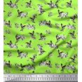 thumbnail image 1 of Soimoi Cotton Duck Fabric Leaves,Flower & Humming Bird Print Fabric by The Yard 56 Inch Wide, 1 of 3