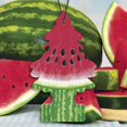 thumbnail image 3 of LITTLE TREES air freshener Watermelon 3-Pack, 3 of 10