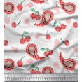 thumbnail image 1 of Soimoi Rayon Fabric Floral & Paisley Decor Fabric Printed Yard 56 Inch Wide, 1 of 3