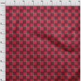 thumbnail image 3 of oneOone Cotton Poplin Fabric Tartan Check Print Sewing Fabric BTY 56 Inch Wide, 3 of 4