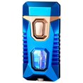 thumbnail image 1 of 2025 New Mini Lighter With 5 Flints Blue Visible Compartment Windproof Butane Gas Lighter Adjustable Soft Flame And Flame 2-in-1 Refillable Butane Lighte Clearance, 1 of 6
