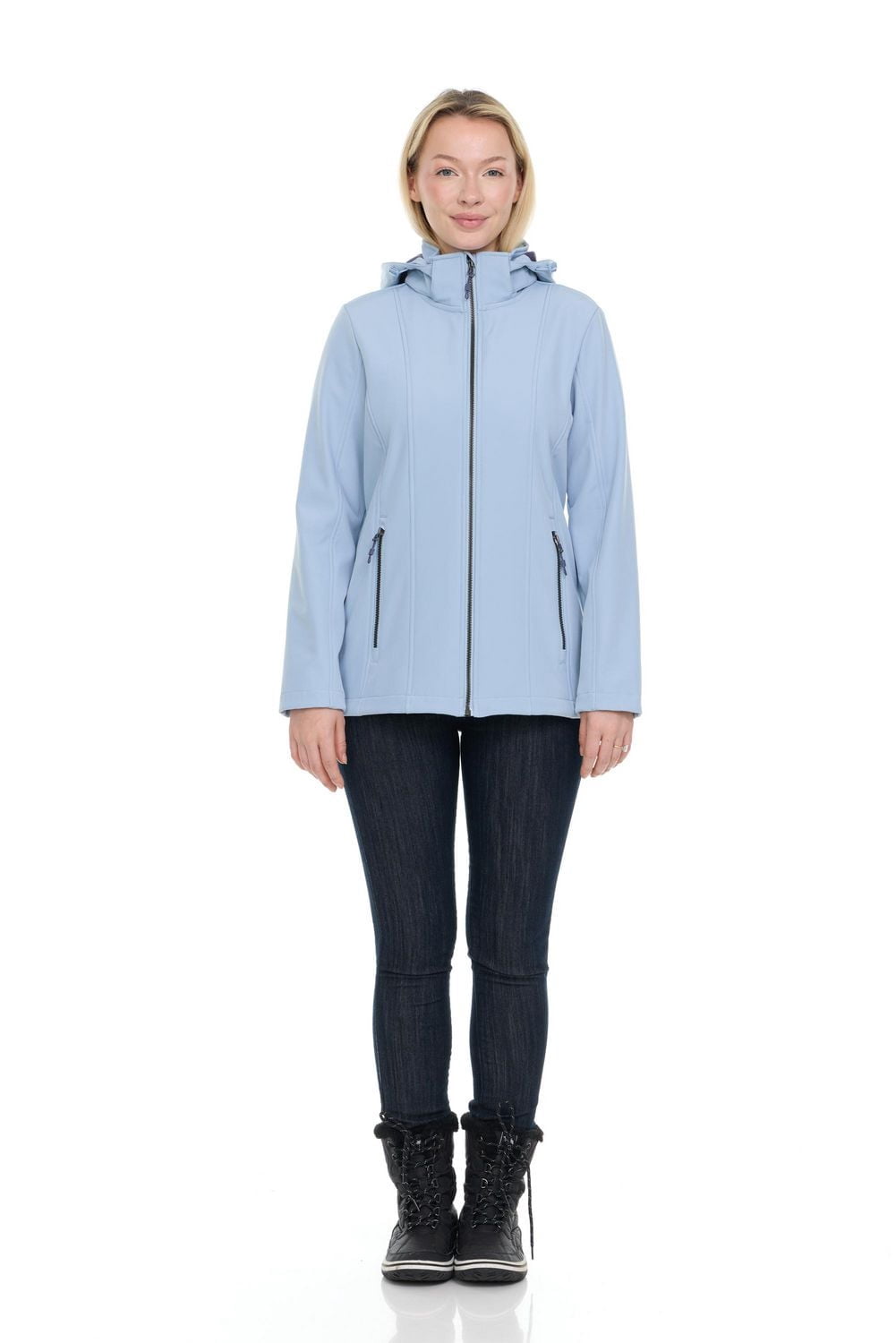 Veste softchell à capuchon plus pour femmes Tec-One