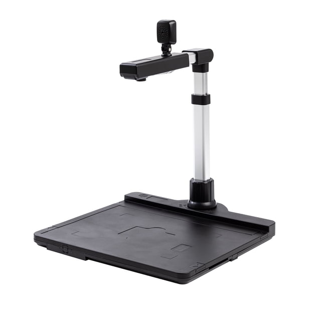 Document Camera Scanner, A3 Capture Size Dual Camera USB2.0 With LED Light OCR Function Convert To PDF Format ,Easy to Use