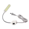 thumbnail image 1 of Yeacher AC110-245V 2W 30LED Sewing Machine Light Lamp Magnetic Fixed Base Flexible Bendable Tube Goose Neck Design for Housework Household Duties Chores, 1 of 7