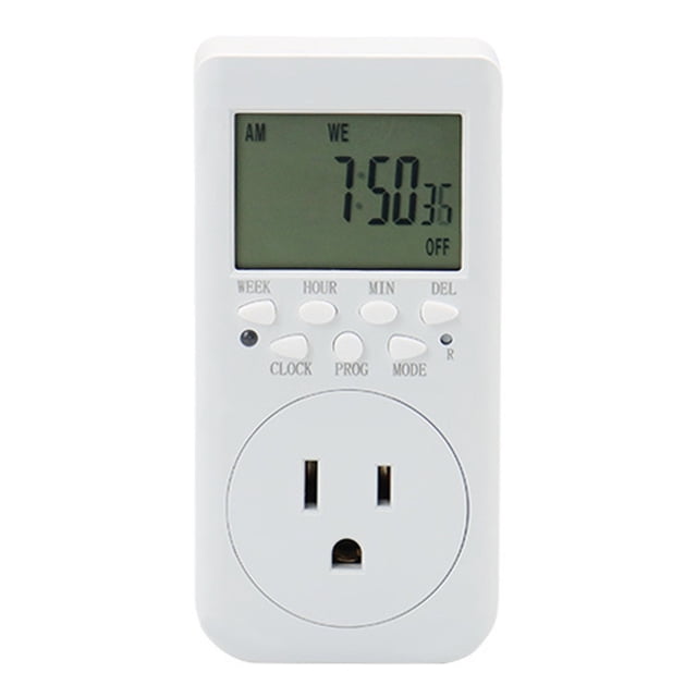 Minuterie Intérieure Programmable de 24 Heures pour Prise de Courant, Économie d'Énergie