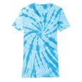 thumbnail image 1 of Gravity Threads Womens Tie-Dye V-Neck Shirt - Turquoise - Medium, 1 of 1