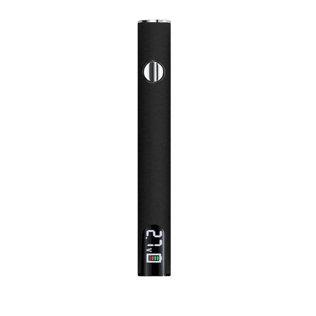 510 Battery Pen USB Rechargeable 650mAh soldering pen with LED digital display, adjustable temperature, and 510-threaded connector. The black pen-shaped design features a visible LED screen showing battery status and voltage, ideal for precision soldering and home appliance repairs.