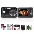 thumbnail image 1 of Kodak Pixpro FZ45 Digital Camera (Black) Bundle Including: 2x 64 GB Memory Card, Rechargeable Batteries, Camera Case, Flexible Tripod, Card Reader, Card Wallet, Hand Strap, Full Cleaning Kit, 1 of 5