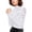 White, variant on Women'S Floral Lace Top Long Sleeve Mock See Through Mesh Underwear Blouse Shirt Women'S T-Shirts White Xl