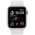 thumbnail image 2 of Apple Watch SE (2e Gén.) [GPS + Cellulaire 40 mm] Montre Intelligente avec Boîtier en Aluminium Argenté et Bracelet Sport Blanc - M/G., 2 of 5