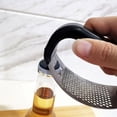 thumbnail image 4 of Kitchen Stainless Steel Garlic Press Rocker,Garlic Mincer Garlic Crusher,Home Kitchen Utensils Portable Manual Garlic Crusher,Kitchen Utensils Manual Garlic Crusher for Garlic Kitchen Gadgets Tools, 4 of 6