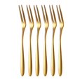 thumbnail image 1 of 6Pcs Stainless Steel Fruit Forks Mini Food Pick Cake Desserts Sushi Snack Sticks, 1 of 9
