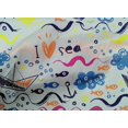 thumbnail image 5 of oneOone Cotton Poplin Sky Blue Fabric Ocean Life Craft Projects Decor Fabric Printed By The Yard 42 Inch Wide, 5 of 5