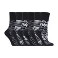 thumbnail image 1 of Gentle Grip - 6 Pairs Ladies Gentle Grip Non Elastic Crew Socks, 1 of 2