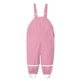 thumbnail image 1 of Toddler Kids Solid Rain Dungarees Windproof Waterproof Mud Jumpsuit Clothes, 1 of 9