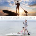 thumbnail image 3 of Spptty Planche de Surf SUP 2 Sections en Aluminium, Pagaie Ajustable pour Bateau, Kayak, Surf, 3 of 8
