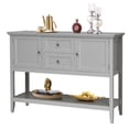 thumbnail image 1 of Costway Sideboard Buffet Table Wooden Console Table w/ Drawers & Cabinets Gray, 1 of 10