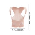 thumbnail image 3 of Posture Corrector for Kyphosis Back Support Strap with Breathable Mesh for Men and Women - Waist and Abdominal Compression for Fitness and Posture Improvement, 3 of 6