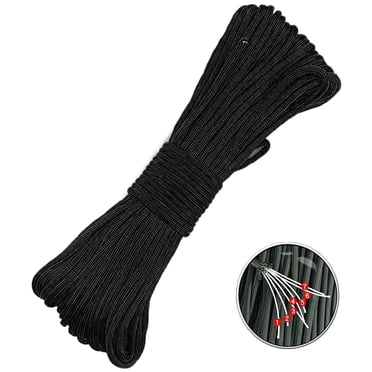 EGNMCR Camping & Hiking High Strength 4mm 7-core 350 Tent Rope Outdoor Camping Parachute Rope 31m 100ft Survival Bracelet