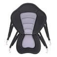 thumbnail image 2 of Siège Rembourré pour Kayak Siège de Canot avec Soutien Dorsal Remplacements de Siège de Pêche Rembourrés Sangles Ajustables Confortables Siège de Bateau pour Eau de Mer Gris, 2 of 10