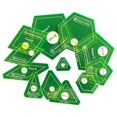 thumbnail image 3 of 12 Pieces Quilt Templates Acrylic Creative Accessories Portable Template DIY Sewing Tools Set, 3 of 8