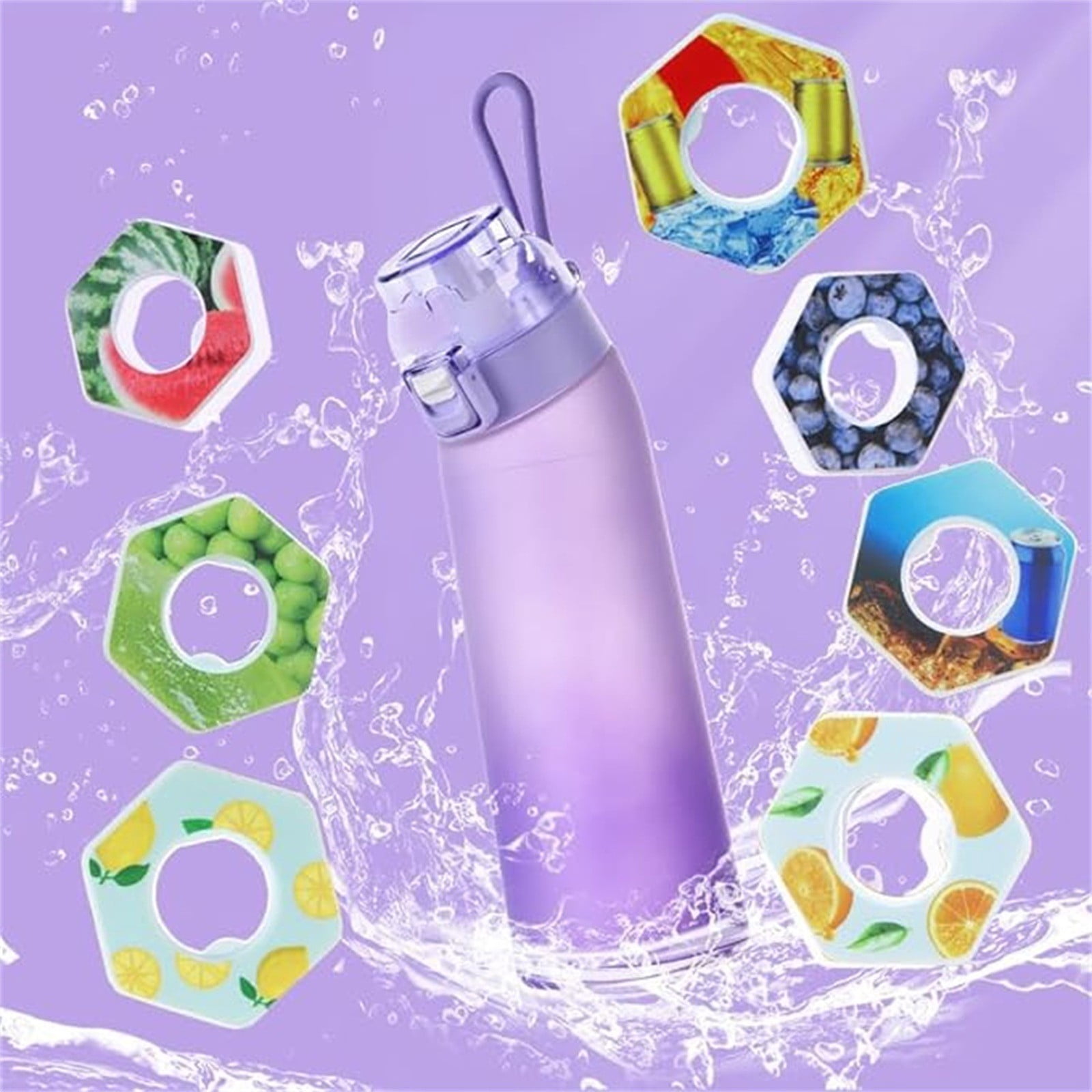 Air Up Water Bottle Tiktok 700ml Bottle, Update Water Bottle Up Set With 7 Capsules Drinking Straw, Outdoor Water Bottle Air Up Canada