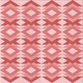 thumbnail image 1 of Ahgly Company Tapis d'Intérieur Lavable en Machine Carré Rose Transitionnel, 8 Pieds Carré, 1 of 7