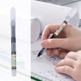 thumbnail image 2 of Black Fast Drying Gel Ink Pen 0.5Mm Black Liquid Rollerball Pen Smooth Writing Ballpoint Pen For Office School Note Taking Journaling Writing Tools 4Ml Ink Capacity, 2 of 6