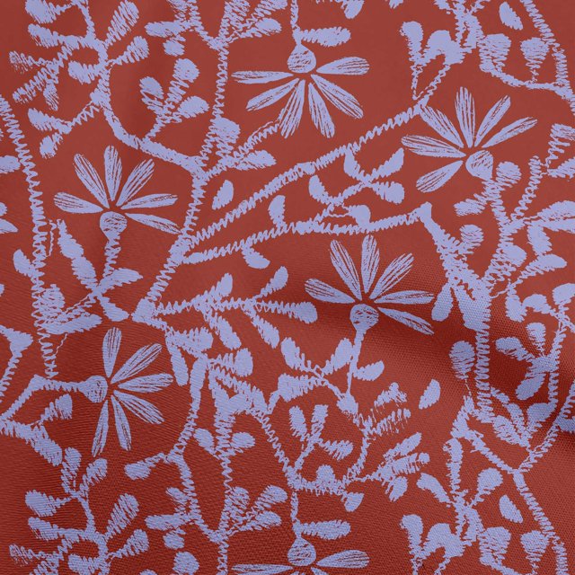oneOone Silk Tabby Maroon Fabric Asian Block Sewing Craft Projects Fabric Prints By Yard 42 Inch Wide