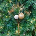 thumbnail image 2 of Holiday Time 9IN Gold Fruit With Pine Pick, 2 of 4