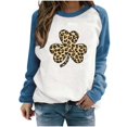 thumbnail image 1 of QIPOPIQ Chandails à Manches Longues pour Femmes T-Shirts de la Saint-Patrick T-Shirts de la Saint-Patrick pour Dames Shamrock T-Shirt Vert Chandail T-Shirts de la Saint-Patrick Col Rond T-Shirts de Fête T-Shirts Graphiques Aubaines, 1 of 4
