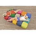 thumbnail image 3 of Gouchee Home Cube Brava Eucalyptus Pouf Ottoman – Water-Repellent Cube Bean Bag Footstool with Polystyrene Beads, Lightweight & Portable for Living Room or Dorm, 3 of 8