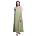 thumbnail image 1 of Bimba Robe de Nuit en Rayonne pour Femmes Maxi Imprimée Tenue de Sommeil Robe de Nuit-G, 1 of 5