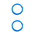 thumbnail image 1 of QualitChoice Bike Disc Brake Hose Temperature Resistant Bicycles Cable Replacement Oil Tube Professional Pipe Accessories Blue 1m 2Set, 1 of 6