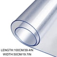 thumbnail image 3 of XYAIYT Transparent Floor Protector Non-Slip 0.1 Inch Thick PVC Mat Easy to Clean for Corridors Vinyl Track Carpet Protects All Hard Floors from Spills and Damage Rediscover a Shining Floor, 3 of 3