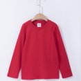 thumbnail image 2 of 2025 Blouse à Col Rond Imprimée pour Fillette, T-Shirt à Manches Courtes, T-Shirts à Col en V pour Filles, pour Garçons et Filles, 2 of 3