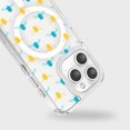thumbnail image 3 of iPhone 15 Pro Clear Case - Blue and Yellow Bumble Design, 3 of 5