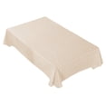 thumbnail image 2 of Plastic Tablecloth Waterproof Oil Resistant, ZZkhGO Wipeable Checkered Table Cover, Extra Large 54x71 Inch PVC Picnic Mat for Outdoor Camping Dining, Brown, 2 of 6