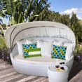 thumbnail image 5 of Joita Coussin Intérieur/extérieur Honolulu Waters - Tissu Polyester Vert (Ensemble de 3), 5 of 5