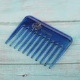 thumbnail image 2 of Wide-Teeth Detangling Curly Hair Comb Mens Comb oil Back Head Styling Oil Comb Blue, 2 of 9