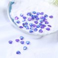 thumbnail image 4 of MasteelfCA 50pcs 12mm Polymer Clay Solid AB Color Round Diamond Resin Rhinestone Loose Beads DIY Jewelry Accessories Fish Scale(Purple AB, Heart-shaped), 4 of 7