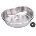 thumbnail image 2 of Stainless Steel Bar Sink, 15x12.48x3.94in RV Sink Quick Drainage  for Camping Vehicle, 2 of 7