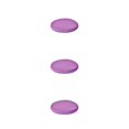 thumbnail image 1 of QualitChoice Coussin de Siège Portable de Remplacement Rond Relaxant Respirant Doux pour Maison Bureau Fauteuil Canapé Tapis Accessoires Violet 3 Pcs, 1 of 6