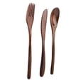 thumbnail image 3 of Utensils Cutlery Set Includes Knife/Fork/Spoon Travel Utensils Safe Non- Sturdy And Durable Adults For Kids, 3 of 8