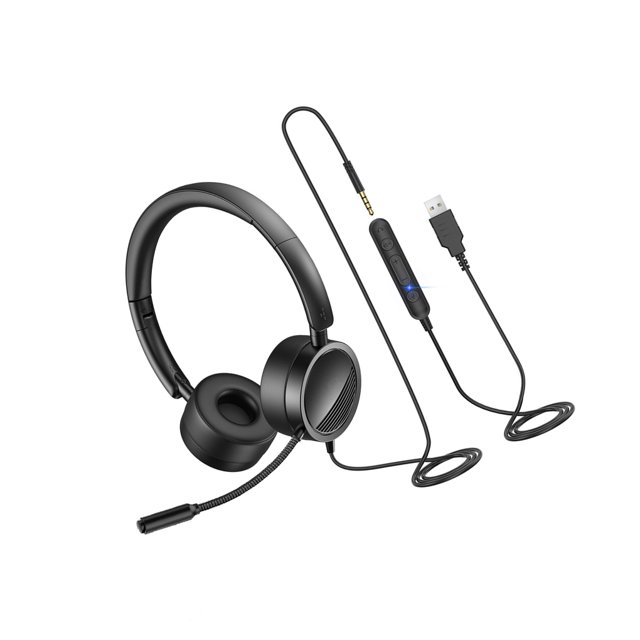 Youkk Casque PC Haut-Parleur Fournitures de Bureau Accessoires Ménagers Réduction de Bruit Flexible Commodité