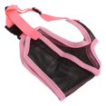 thumbnail image 4 of Muzzle, Breathable Soft Edges Adjustable Short Snout Dog Mesh Muzzle  For Shar Pei Blue,, 4 of 8