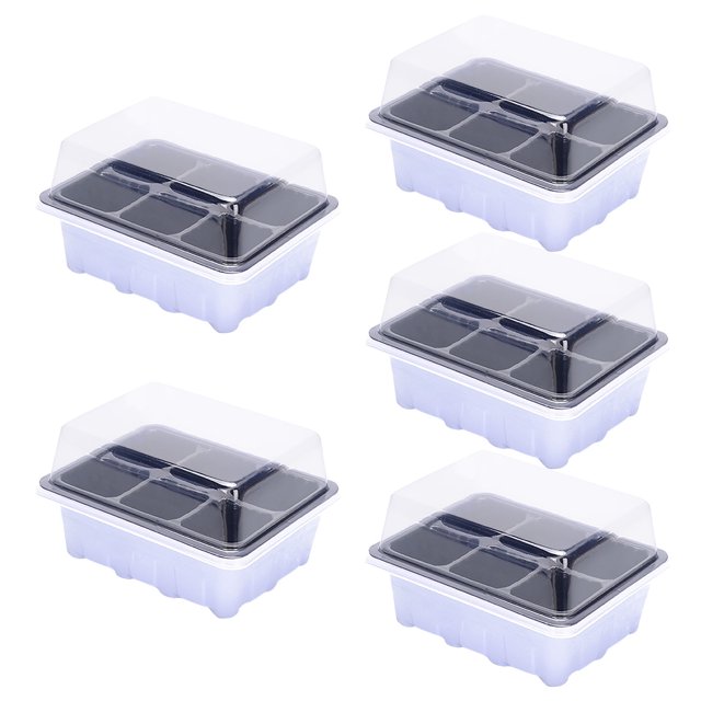 Vaidha Indoor Propagation Box Mini Greenhouse Propagation Set Tray With Lid 1/2/5PCS