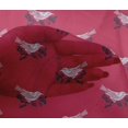 thumbnail image 4 of oneOone Viscose Chiffon Fabric Branch & Bird Block Printed Craft Fabric BTY 42 Inch Wide, 4 of 4
